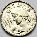 2 złote 1925 Kobieta i kłosy żniwiarka kropka (10)