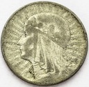 5 zł złotych 1933 Głowa kobiety Polonia SREBRO