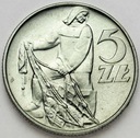 5 zł pięć złotych z Rybakiem 1971 Rybak