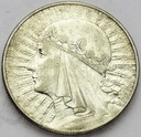 10 zł złotych 1932 Głowa kobiety Polonia SREBRO