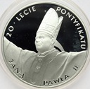 10 złotych 1998 Jan Paweł II 20-lecie pontyfikatu