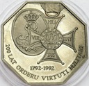 50000 zł złotych 1992 Virtuti Militari 200 lat