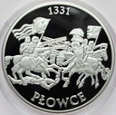 Wielkie Bitwy Polaków Płowce SREBRO Ag 925