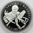 Jan Paweł II Papież i młodzi SREBRO
