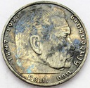 Niemcy 2 marki Niemcy 1939 Hindenburg SREBRO
