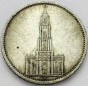 Niemcy 5 Marek, Mark 1935, Wieża, Kościół, SREBRO