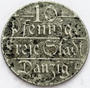 WMG, Wolne Miasto Gdańsk 10 fenigów 1923