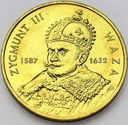 2 zł złote 1998 Zygmunt III Waza
