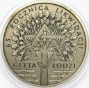 20 zł złotych 2009 65.r Likwidacji Getta w Łodzi
