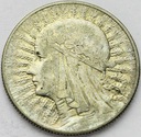 5 zł złotych 1934 Głowa kobiety Polonia SREBRO