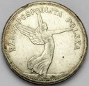 5 złotych 1928 Nike bez znaku Bruksela RZADSZA RP
