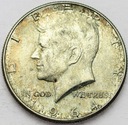 USA 1/2 Dolara Half Dollar 1964 Kennedy SREBRO