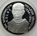 300000 zł złotych 1994 Święty Maksymilian Kolbe