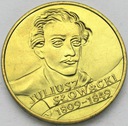 2 zł złote 1999 Juliusz Słowacki