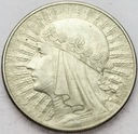 10 zł złotych 1933 Głowa kobiety Polonia SREBRO