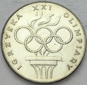 200 zł złotych 1976 XXI Olimpiada SREBRO
