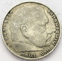 Niemcy 5 Marek 1936 Hindenburg SREBRO