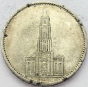 Niemcy 5 Marek, Mark 1935, Wieża, Kościół, SREBRO