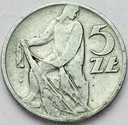 5 zł pięć złotych z Rybakiem 1958 Rybak