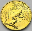 2 zł złote 1998 Nagano Zimowe Igrzyska Olimpijskie