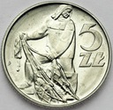 5 zł pięć złotych z Rybakiem 1974 Rybak