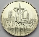 100000 zł złotych 1990 Solidarność TYP A SREBRO