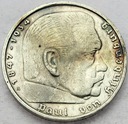 Niemcy 5 Marek 1938, Hindenburg SREBRO