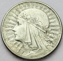 10 zł złotych 1932 Głowa kobiety Polonia SREBRO