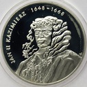 10 zł złotych 2000 Jan II Kazimierz POPIERSIE