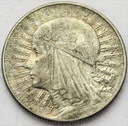 5 zł złotych 1933 Głowa kobiety Polonia SREBRO
