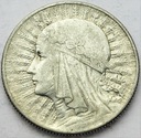 5 zł złotych 1933 Głowa kobiety Polonia SREBRO