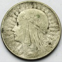 5 zł złotych 1934 Głowa kobiety Polonia SREBRO