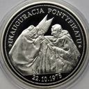 Jan Paweł II Inauguracja pontyfikatu SREBRO