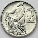 5 zł pięć złotych z Rybakiem 1959 Rybak