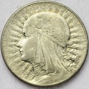 5 zł złotych 1933 Głowa kobiety Polonia SREBRO