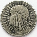 10 zł złotych 1932 Głowa kobiety Polonia SREBRO