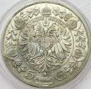 Austro-Węgry 5 koron 1900 Franciszek Józef SREBRO