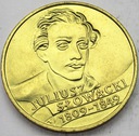 2 zł złote 1999 Juliusz Słowacki