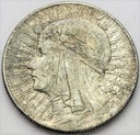 5 zł złotych 1933 Głowa kobiety Polonia SREBRO