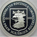 200000 zł złotych 1993 Szczecin Nadanie Praw