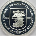 200000 zł złotych 1993 Szczecin Nadanie Praw
