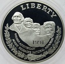 USA 1 Dolar 1991 Democracy SREBRO