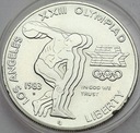 USA 1 Dolar 1983 Olimpiada Los Angeles SREBRO (2)