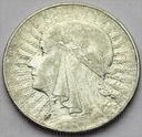 5 zł złotych 1933 Głowa kobiety Polonia SREBRO