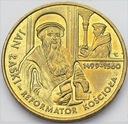 2 zł złote 1999 Jan Łaski Reformator Kościoła