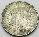 5 zł złotych 1933 Głowa kobiety Polonia SREBRO
