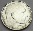 Niemcy 2 marki 1939 Hindenburg SREBRO