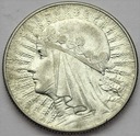 5 zł złotych 1933 Głowa kobiety Polonia SREBRO