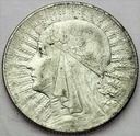 5 zł złotych 1933 Głowa kobiety Polonia SREBRO