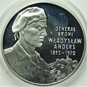 10 zł złotych 2002 Generał Władysław Anders